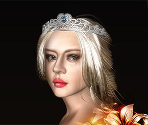 【3D静桢】戴皇冠的女人
