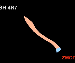 ZBrush 4r7  (zmodeler)  box modeling sword