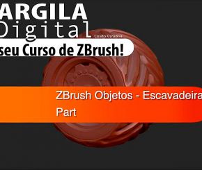 ZBrush Objetos - Escavadeira 2.5 de 5 (Remake com ZModeler)