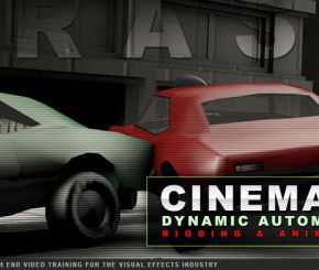 汽车碰撞的刚体效果制作 cmiVFX Cinema 4D Dynamic Automotive