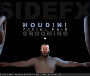 Houdini头部毛发制作 cmiVFX Houdini Facial Hair Grooming