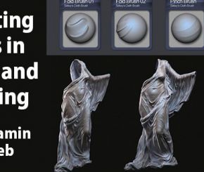 Sculpting Folds in Fabric and Clothing 