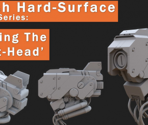 超精细机器人头部建模雕刻技术视频教程