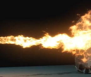Maya火焰喷射器模拟特效视频教程