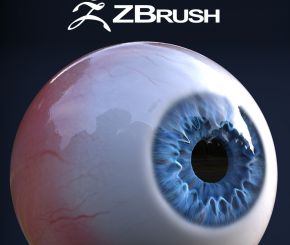 用Zbrush 模型做一个眼睛