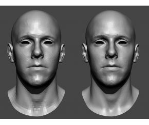 Gumroad - VFX Modelling - Head displacement sculpting by David Frylund Otzen