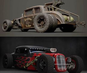 Painter金属机械材质制作教程 Vehicle Texturing in Substance Painter: From Clean to Mean with James Schauf