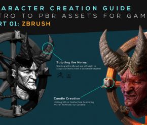 游戏角色创建指南Character Creation Guide: PBR Assets for Games: Part 01: Zbrush