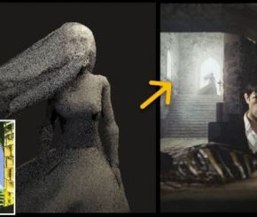 Blender恐怖场景制作教程 Udemy – Blender Creating Realistic Horror Scene + 37 Stone Assets