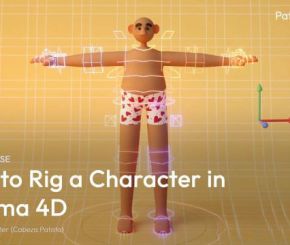 C4D三维角色绑定教程 Patata School – How to Rig a Character in Cinema 4D