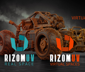 三维展UV软件Rizom-Lab RizomUV Real Space & Virtual Spaces 2018.0.109 Win x64破解版