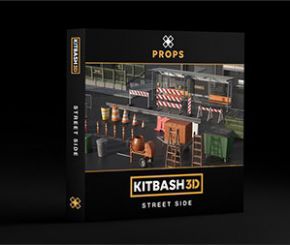 Kitbash3D – Props: Street Side道具：街边