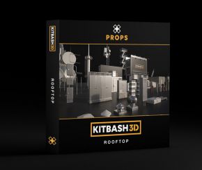Kitbash3D-PROPS: ROOFTOPS屋顶