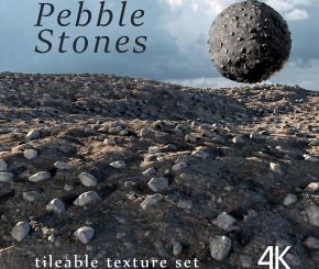  鹅卵石纹理集纹理Pebble stones texture set Texture