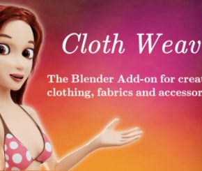 Blender-Cloth Weaver v4.15 布料模拟插件