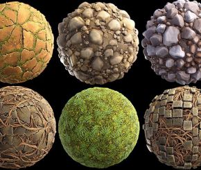 Unreal Engine – Stylized Terrain Pack of 50 Materials