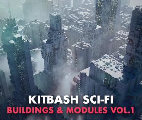 Kitbash Sci-fi Buildings & Modules Vol.1