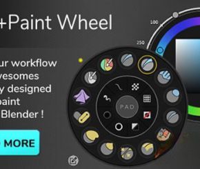 Blender雕刻绘画插件 Sculpt+Paint Wheel V3.0.3