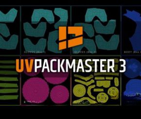 UV贴图打包插件 UVPackmaster PRO v3.2.0 For Blender 2.8+