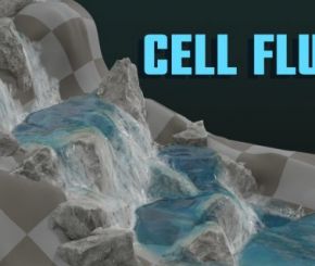 Blender水流特效模拟插件 Cell Fluids V1.5