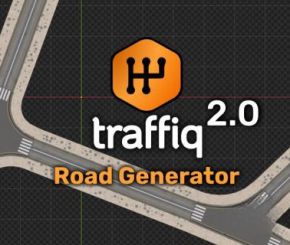 Blender绑定汽车模型预设 Car – Traffiq Library – Rigged Cars V2.0.0 + V1.7.1