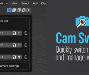 Blender摄像机切换插件 Cam Switch V1.1