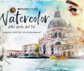 AE模板-水彩水墨特效风格视频工具包 Watercolor AE Art Tool