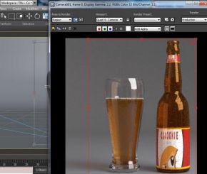 3dsMax照片级啤酒瓶渲染教程 Part02