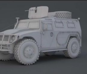 3D Max 戰車教程 Gaz Tiger