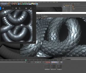 Cinema 4D And Octane Render - How To Create A Dragon Scale Scene