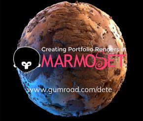 八猴渲染器真实材质渲染教程Artstation – Creating Portfolio Renders in Marmoset