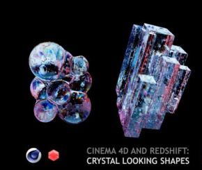 C4D水晶模型渲染教程