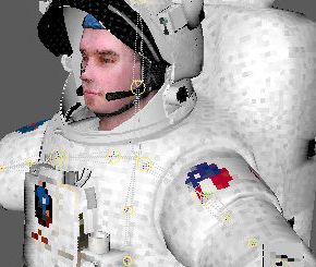 宇航员绑定3D模型