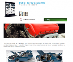 车辆模型 Dosch 3D Car Details 2015 MAX+FBX