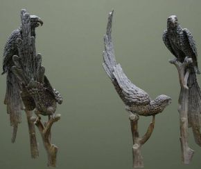 鹦鹉雕像3D模型