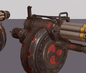 剑灵火炮兰武器3D模型下载
