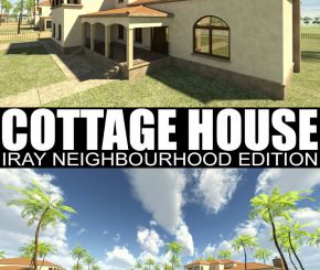 Cottage House - Iray Neighbourhood Edition外部小屋