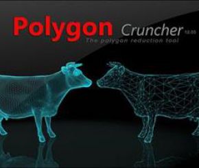 3DS MAX/Maya/Lightwave模型减面优化插件 Mootools Polygon Cruncher 12.05 Win破解版