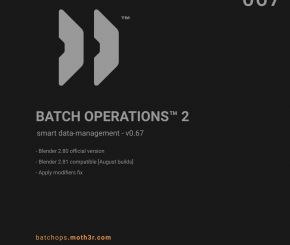 BatchOps v0.67 for blender(blender数据管理器插件）
