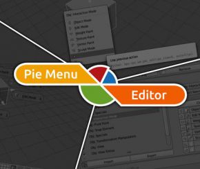 Blender仿MAYA菜单插件Pie Menu Editor v1.6