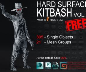 Hard Surface KitBash Vol 3