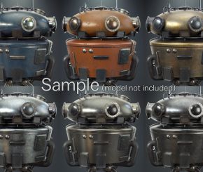 18 Robot Metal Substance Painter Smart Material Pack