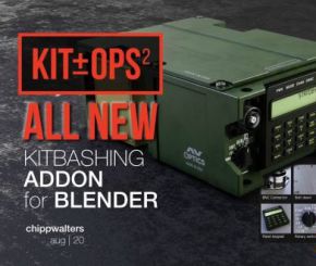 Blender硬面模型预设插件 Kit Ops 2 Pro