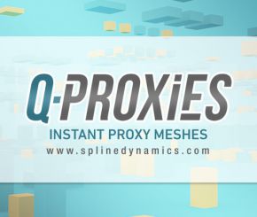 3DS MAX场景模型代理优化插件 Q-Proxies