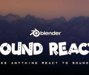 Blender音频节奏动画插件 Sound React V1.2