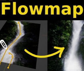 Blender图片三维流动特效资产预设 Procedural Flowmap V1.1