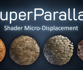 Blender微型深度置换着色器插件 Super Parallax v0.3.1