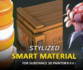 Substance智能材质插件 Artstation – 3Dex Stylized Smart Material V2.3.1