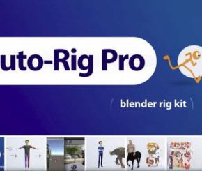 三维人物自动绑定插件 Blender Market – Auto-Rig Pro V3.68.83 +Rig Library预设库 + Quick Rig V1.26.18