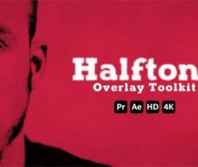 AE模板+PR预设-半色调叠加视频特效 Halftone Overlay Toolkit